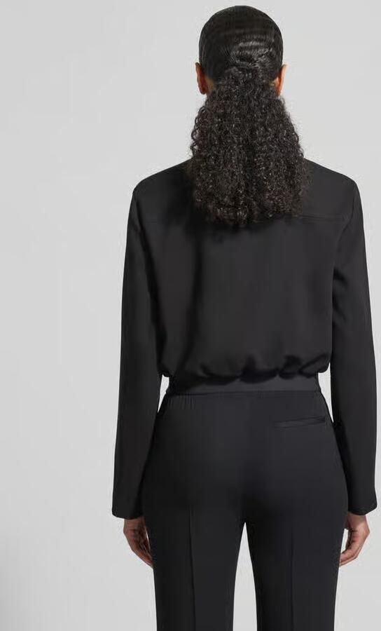 Boss Slim fit korte blazer van pure viscose Model 'JOCALENA' - Foto 2