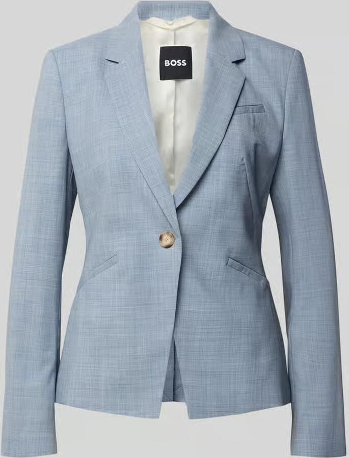 Boss Slim fit korte blazer van zuivere scheerwol Model 'JIA9' - Foto 2