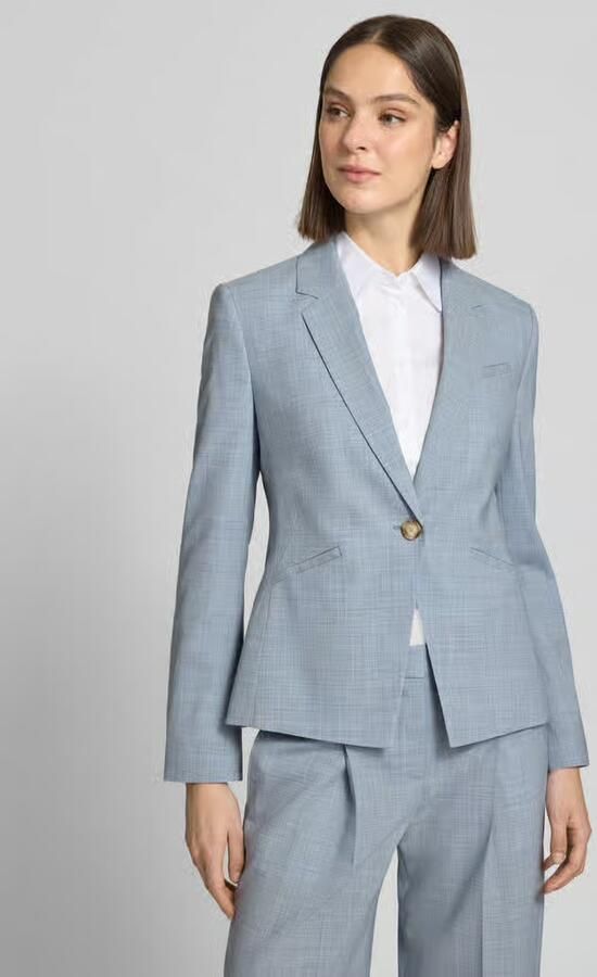 Boss Slim fit korte blazer van zuivere scheerwol Model 'JIA9' - Foto 3