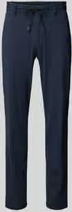 Boss Slim fit kostuumbroek met trekkoord model 'GENIUS'