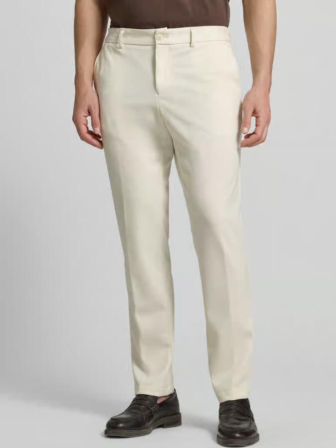 Boss Slim fit kostuumbroek met viscose-aandeel model 'P-GENIUS-JCWWGPK261F' - Foto 3