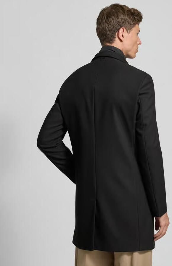 Boss Slim fit lange jas met structuurmotief model 'HYDE'