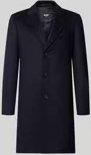 Boss Slim fit lange jas van mix van wol en kasjmier model 'H-Hyde-264'