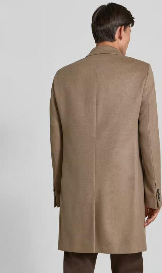 Boss Slim fit lange jas van mix van wol en kasjmier model 'H-Hyde-264'