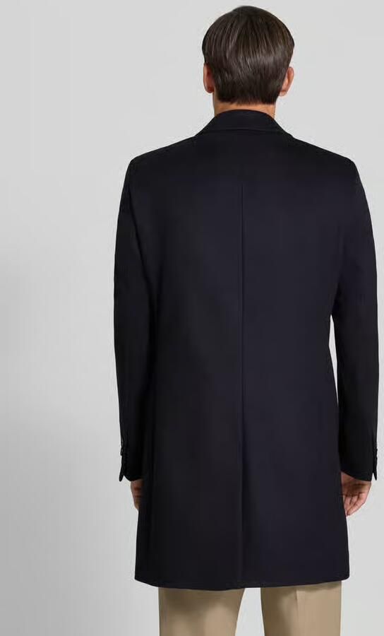 Boss Slim fit lange jas van mix van wol en kasjmier model 'H-Hyde-264'