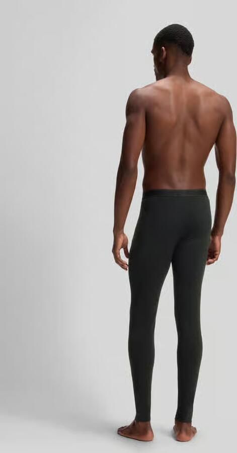 Boss Slim fit lange onderbroek van katoenmix model 'Long John' - Foto 3