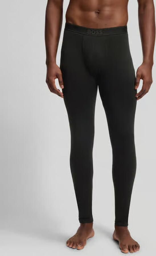 Boss Slim fit lange onderbroek van katoenmix model 'Long John' - Foto 2