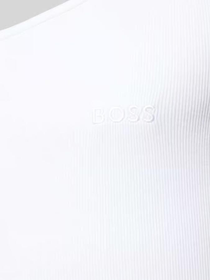 Boss Slim fit ondershirt van puur katoen in set van 3 model 'ONE'