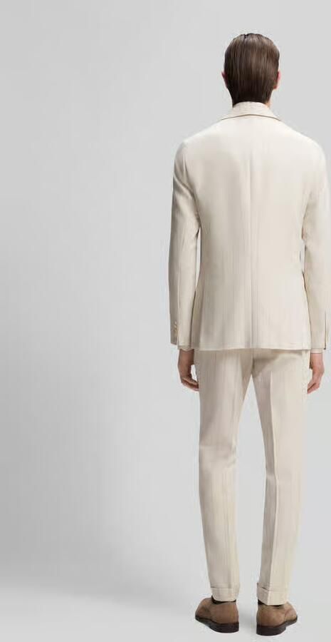 Boss slim fit pak van mix van katoen en wol model 'H-HUGE-2PCS-261' - Foto 2
