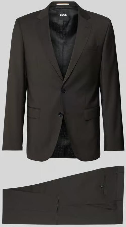 Boss Slim fit pak van zuivere scheerwol model 'H-HUGE-2PCS-253' - Foto 4