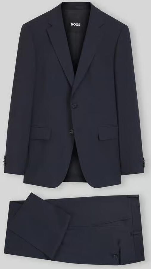 Boss slim fit pak van zuivere scheerwol model 'H-HUGE-2PCS-263' - Foto 2