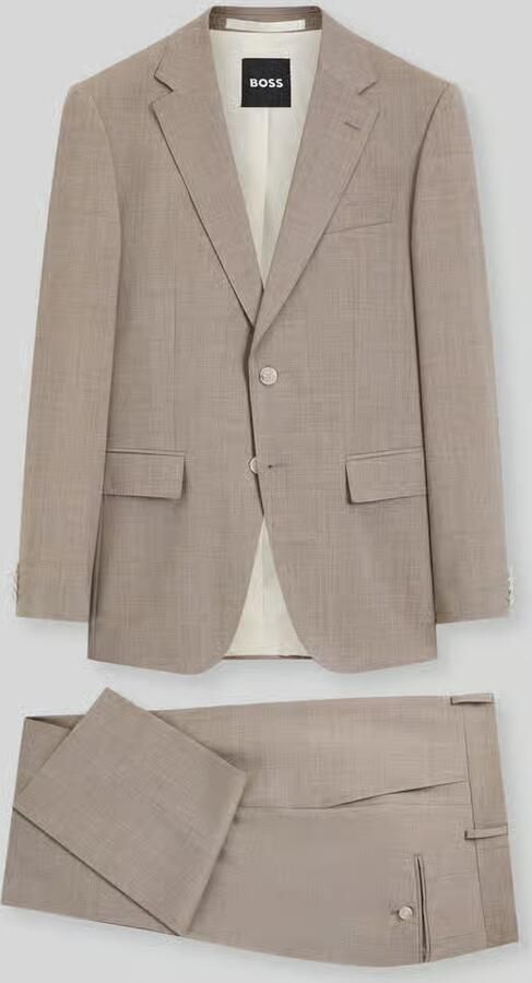 Boss slim fit pak van zuivere scheerwol model 'H-HUGE-2PCS-263' - Foto 2
