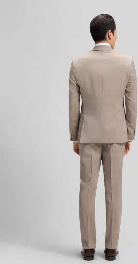 Boss slim fit pak van zuivere scheerwol model 'H-HUGE-2PCS-263' - Foto 3