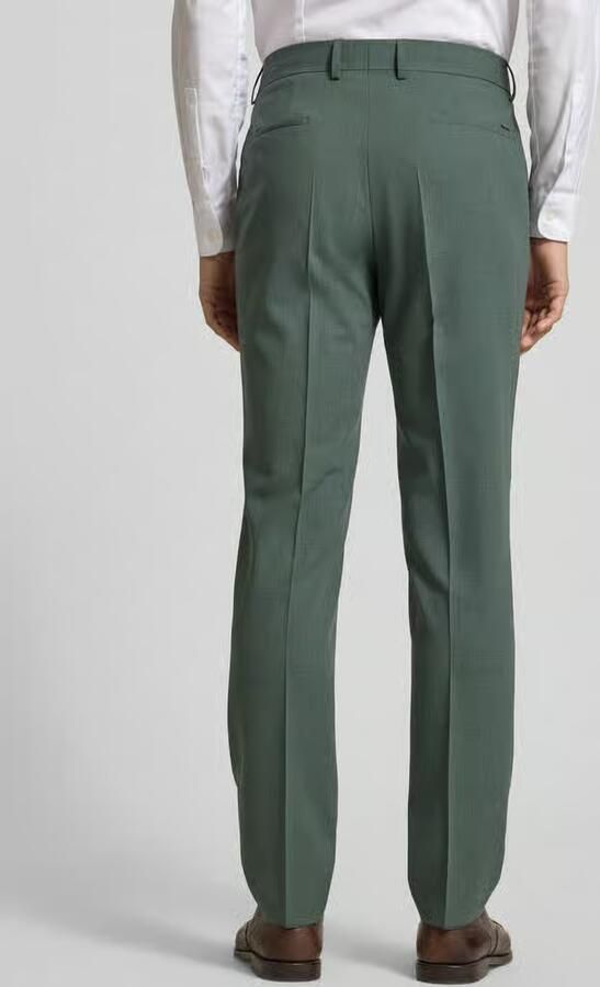 Boss Slim fit pantalon met scheerwol model 'H-GENIUS-253'