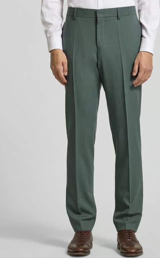 Boss Slim fit pantalon met scheerwol model 'H-GENIUS-253' - Foto 2