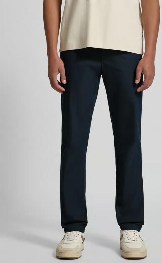 Boss Slim fit pantalon van katoenmix model 'KANTON' - Foto 6