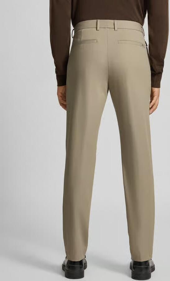 Boss Slim fit pantalon van katoenmix model 'KANTON' - Foto 4