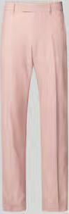 Boss Slim fit pantalon van mix van scheerwol zijde en linnen Model 'H-GENIUS-B1-262'