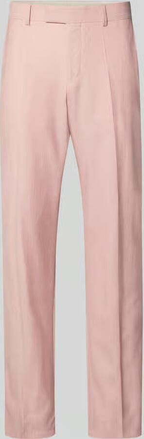 Boss Slim fit pantalon van mix van scheerwol zijde en linnen Model 'H-GENIUS-B1-262' - Foto 2