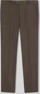 Boss Slim fit pantalon van mix van scheerwol zijde en linnen Model 'H-GENIUS-B1-262'