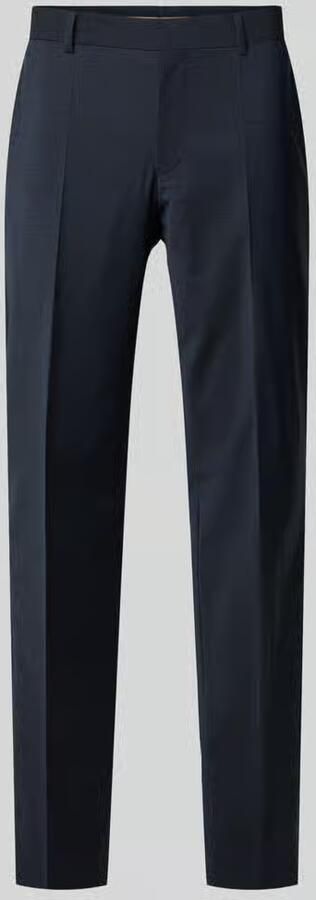 Boss Slim fit pantalon van scheerwolmix model 'GENIUS'