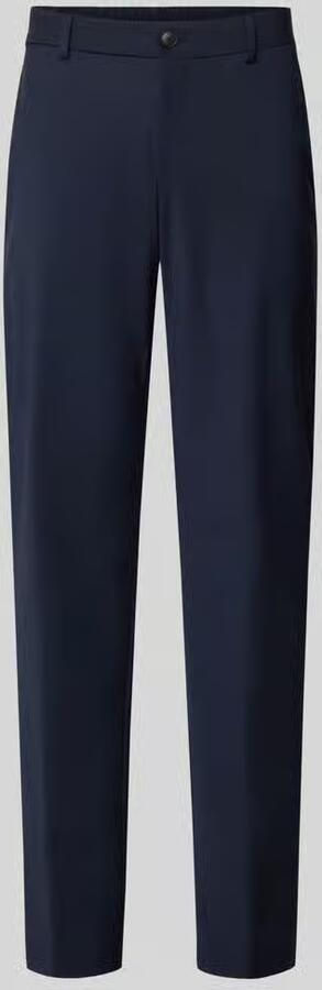 Boss Slim fit pantalon van scheerwolmix model 'GENIUS'
