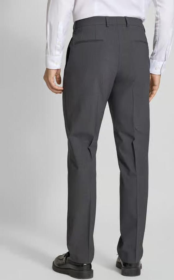 Boss Slim fit pantalon van scheerwolmix model 'H-GIO-MM-C-NF'