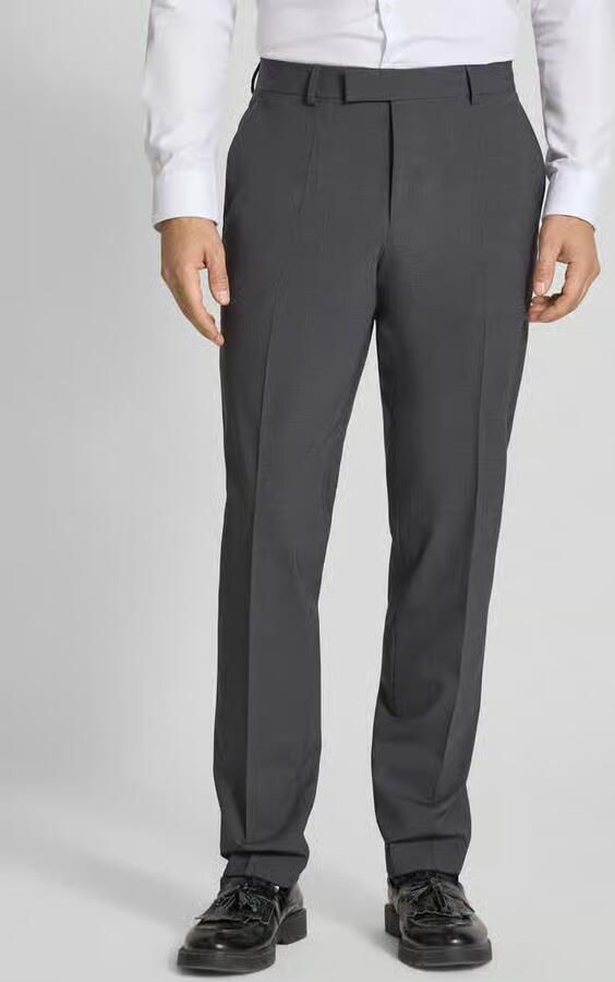 Boss Slim fit pantalon van scheerwolmix model 'H-GIO-MM-C-NF' - Foto 2