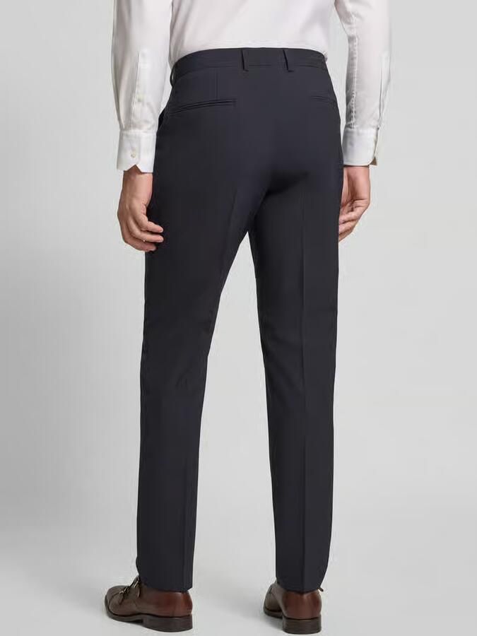 Boss Slim fit pantalon van scheerwolmix model 'H-GIO-MM-C-NF'