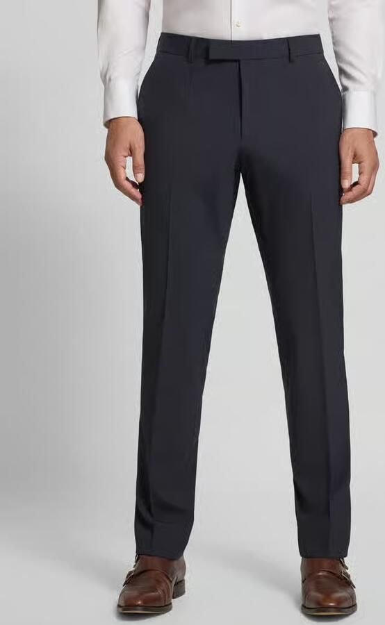 Boss Slim fit pantalon van scheerwolmix model 'H-GIO-MM-C-NF' - Foto 2