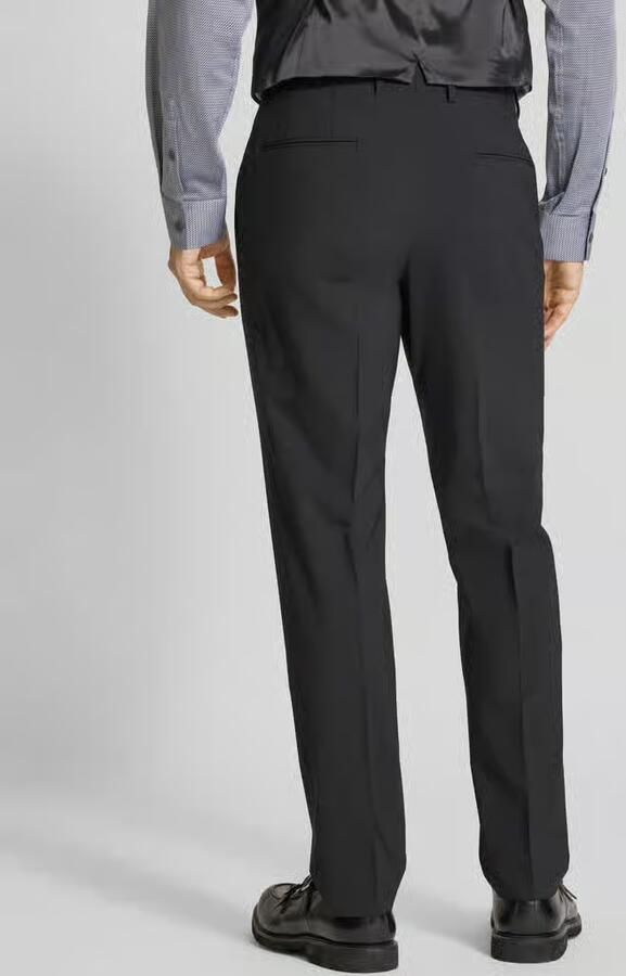 Boss Slim fit pantalon van scheerwolmix model 'H-GIO-MM-C-NF'