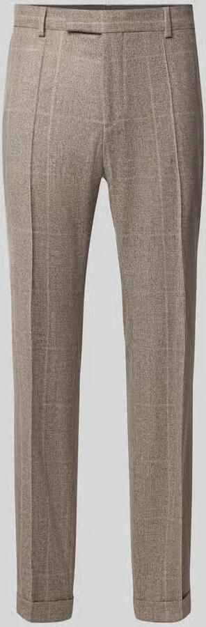 Boss Slim Fit pantalon van zuivere scheerwol model 'C-Huge'