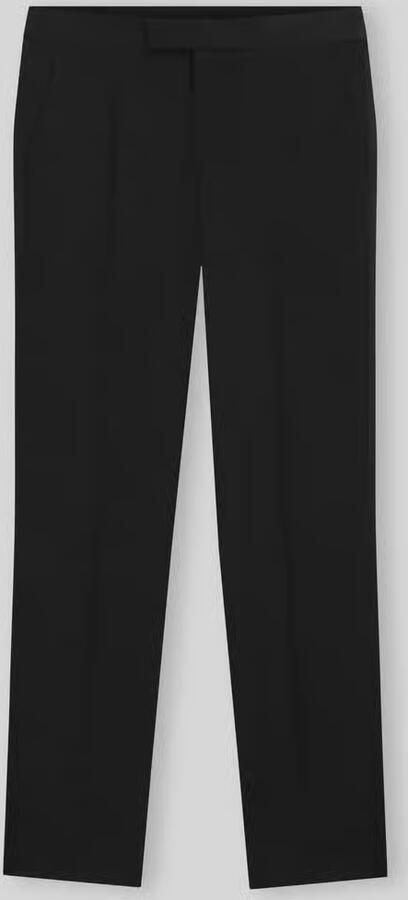 Boss Slim fit pantalon van zuivere scheerwol model 'Genius-Tux'