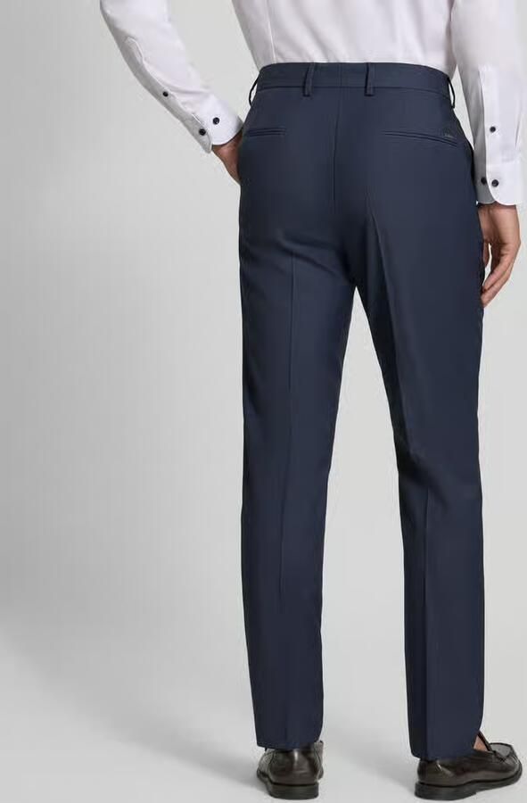 Boss Slim fit pantalon van zuivere scheerwol model 'H-Genius-263'