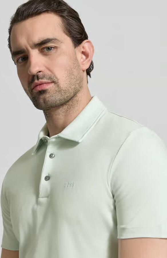 Boss Slim fit poloshirt van puur katoen model 'PALOSH 30' - Foto 2