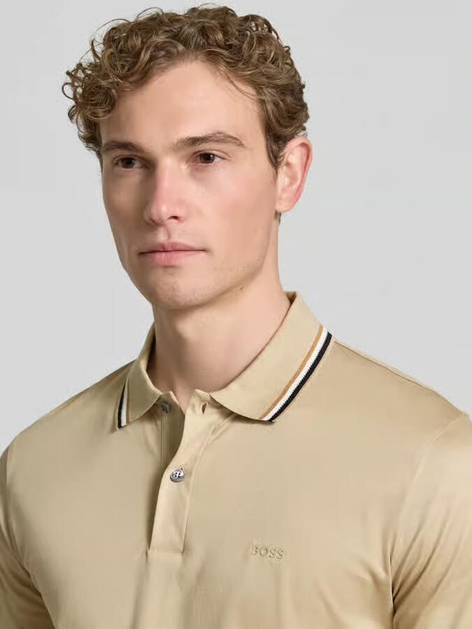 Boss slim fit poloshirt van puur katoen model 'PENROSE 38'