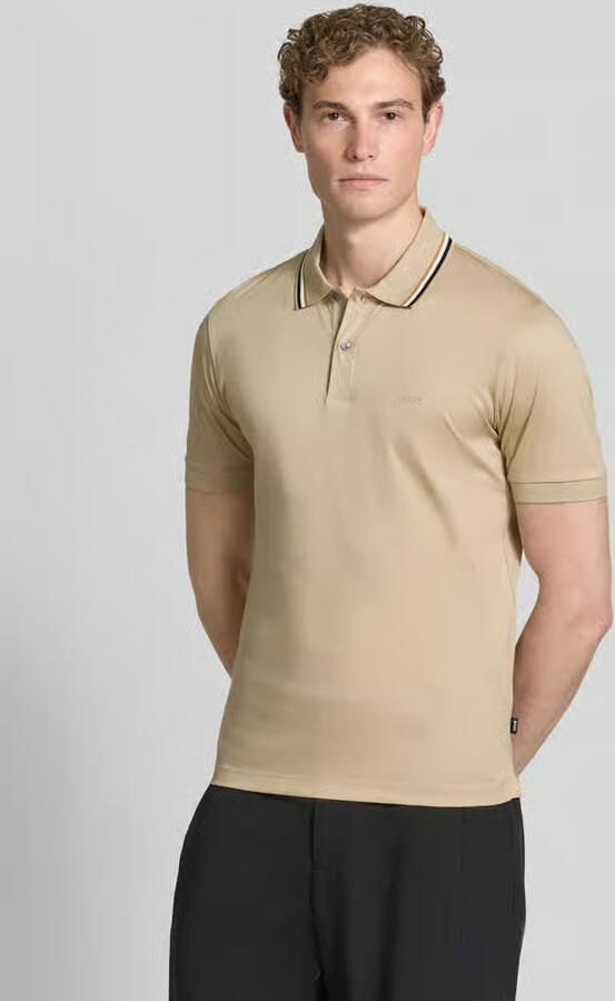 Boss slim fit poloshirt van puur katoen model 'PENROSE 38' - Foto 4