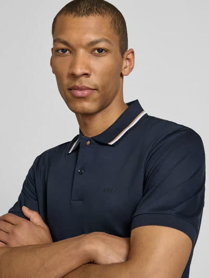 Boss slim fit poloshirt van puur katoen model 'PENROSE'