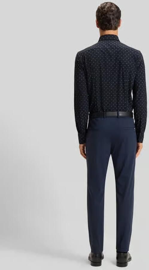 Boss Slim fit shirt van elastische jersey model 'Style P-HANK-S-KENT-C1-222'