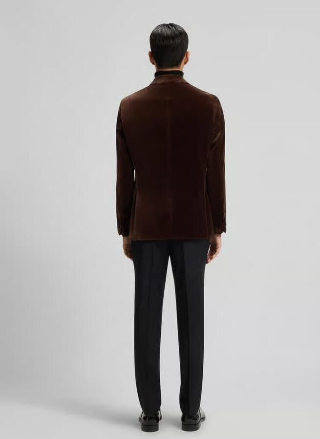 Boss Slim fit smoking van puur katoen model 'HUTSON'