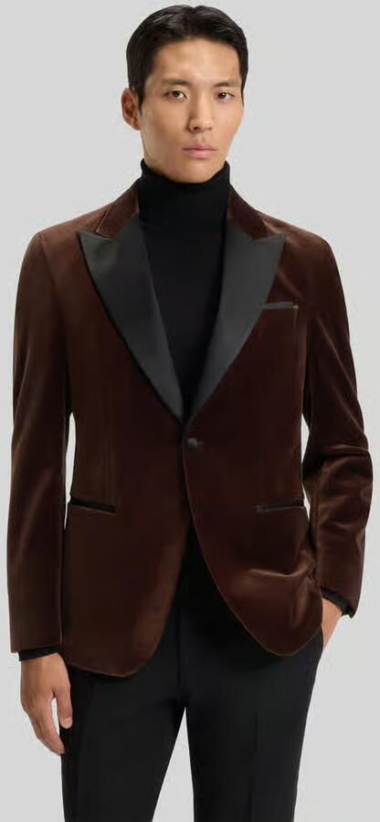Boss Slim fit smoking van puur katoen model 'HUTSON' - Foto 2