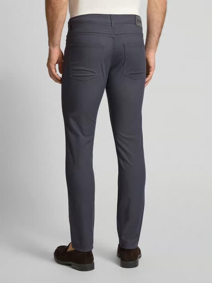 Boss Slim fit stoffen broek van katoenmix model 'DELAWARE'