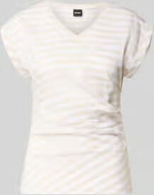 Boss Slim fit T-shirt van 100% katoen model 'EVKA'