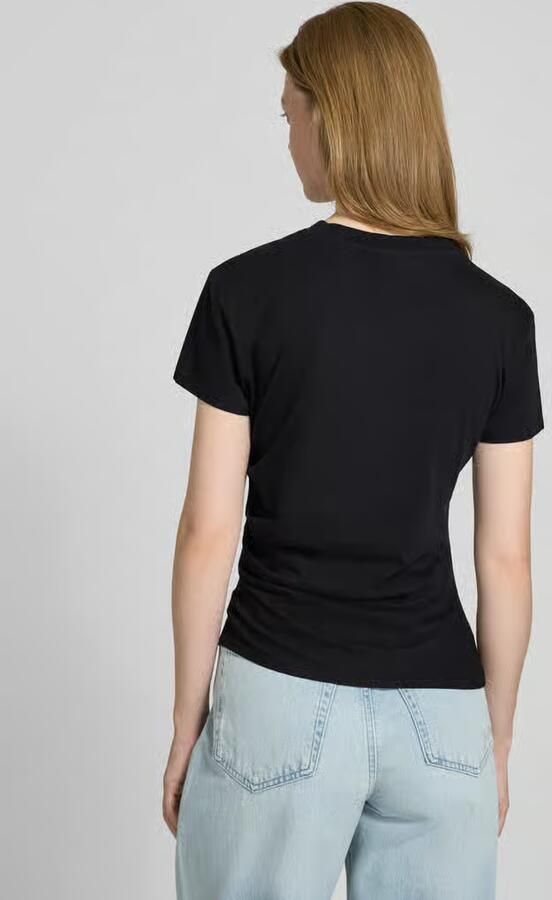 Boss Slim fit T-shirt van puur katoen