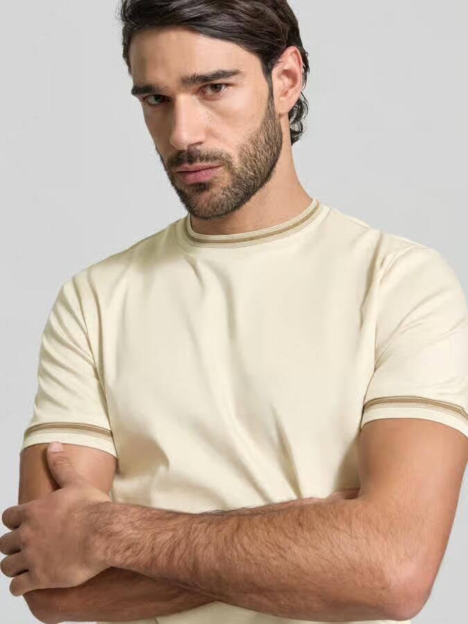 Boss Slim fit T-shirt van puur katoen model 'TESSLER 202' - Foto 2