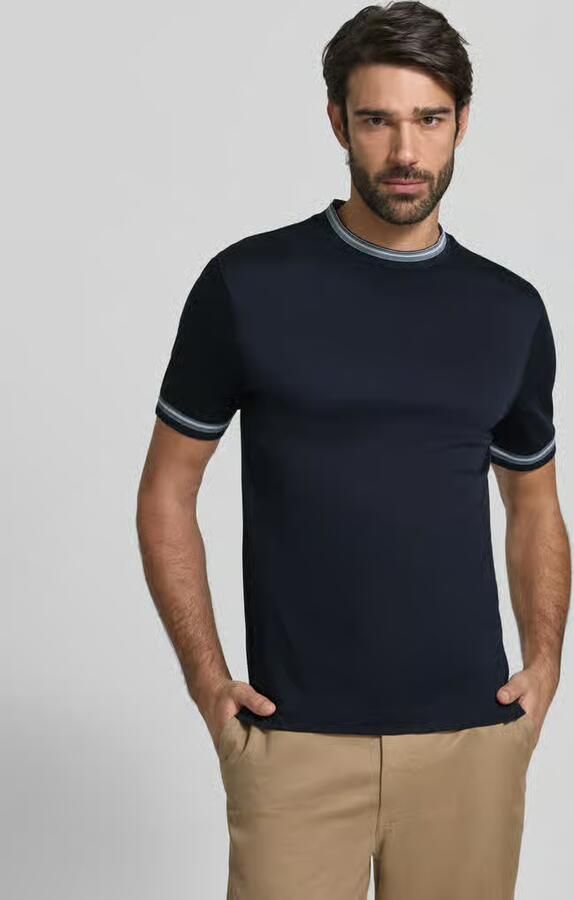 Boss Slim fit T-shirt van puur katoen model 'TESSLER 202' - Foto 4