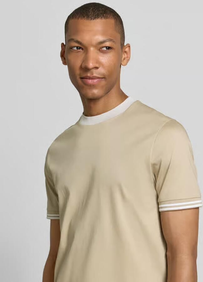 Boss Slim fit T-shirt van zuivere katoen model 'H-TESSLER 238'