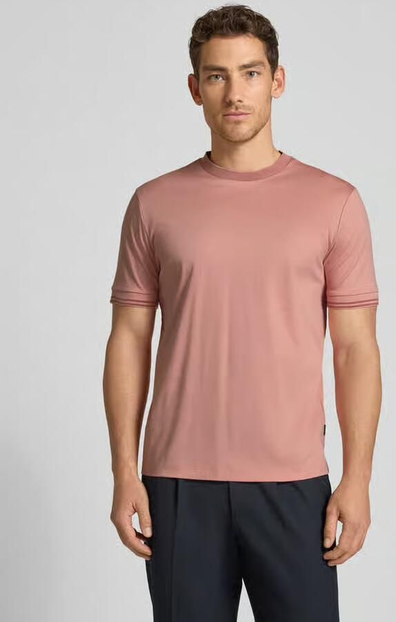 Boss Slim fit T-shirt van zuivere katoen model 'H-TESSLER 238' - Foto 3