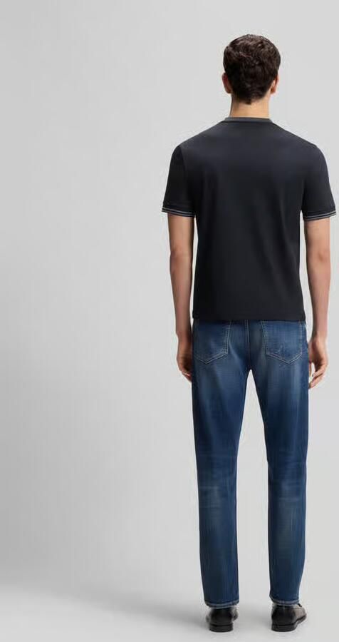 Boss Slim fit T-shirt van zuivere katoen model 'H-TESSLER 238' - Foto 2