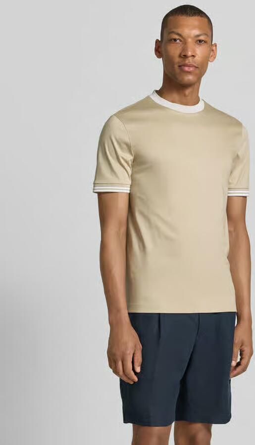 Boss Slim fit T-shirt van zuivere katoen model 'H-TESSLER 238' - Foto 3